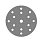 Диск шлифовальный на пленочной основе Sandwox 235 Grey Zirconia 15 отв. (150мм, Р500, 100шт) 235.150.500.15