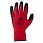 Перчатки с рельефным пенонитриловым покрытием, JN051-8/M, черный/красный, размер M/8/12 пар/240пар