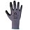 JN041 Защитные промышленные трикотажные перчатки из синтетической пряжи (полиэстер) с пенонитриловым покрытием ладони, цвет серый, размер XL (уп.12пар)
