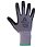 JN031 Защитные промышленные трикотажные перчатки из синтетической пряжи (полиэстер) с микронитриловым покрытием ладони, цвет серый, размер L, 12 пар